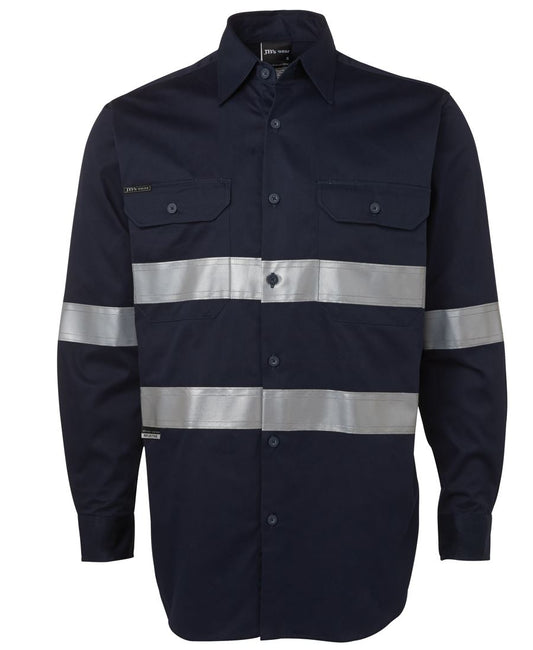 JB's (D+N) L/S 190G WORK SHIRT HV   - 6HDNL