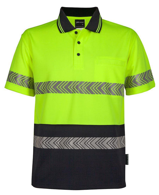 JB's HV S/S SEGMENTED TAPE POLO   - 6HSST