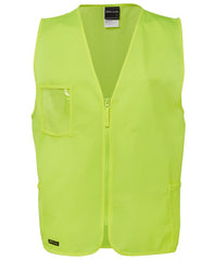 JB's HV ZIP SAFETY VEST    - 6HVSZ