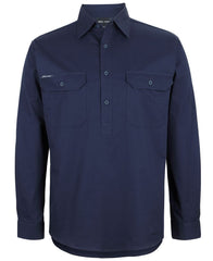 JB's CLOSE FRONT L/S 150G WORK SHIRT   - 6WLCF