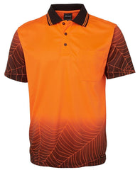 JB's HI VIS S/S WEB POLO  - 6WPS