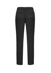 Biz Corporates 74013 Comfort Wool Stretch Mens Slimline Pant in Charcoal - back view