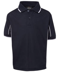 PODIUM KIDS S/S PIPING POLO  - 7PIPS