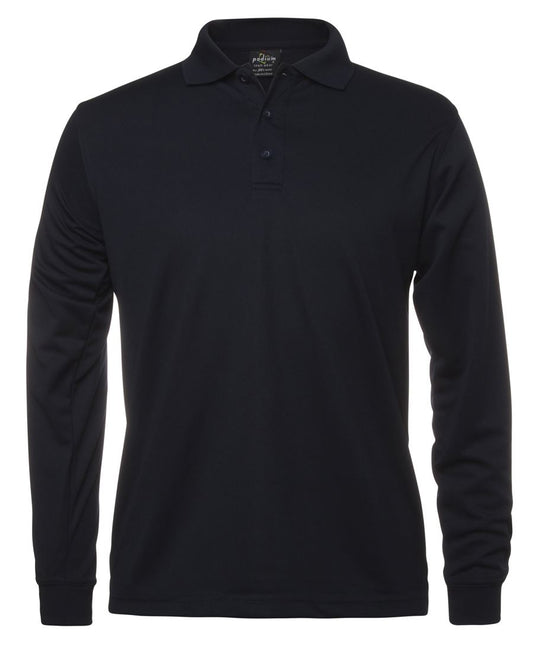 PODIUM L/S POLY POLO  - 7SPL