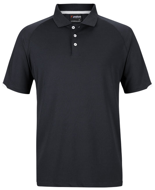 PODIUM CONTRAST STRETCH POLO   - 7STC