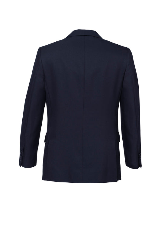 Biz Corporates 80111 Cool Stretch Mens 2 Button Classic Jacket in Navy - back view