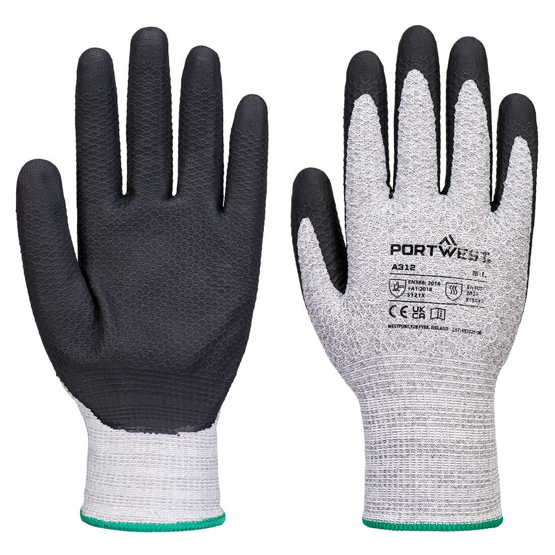 Grip 13 Nitrile Diamond Knit Glove (Pk12) - A312 - Portwest-0
