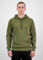 Basis Mens Hoodie - X1003M in Army - model