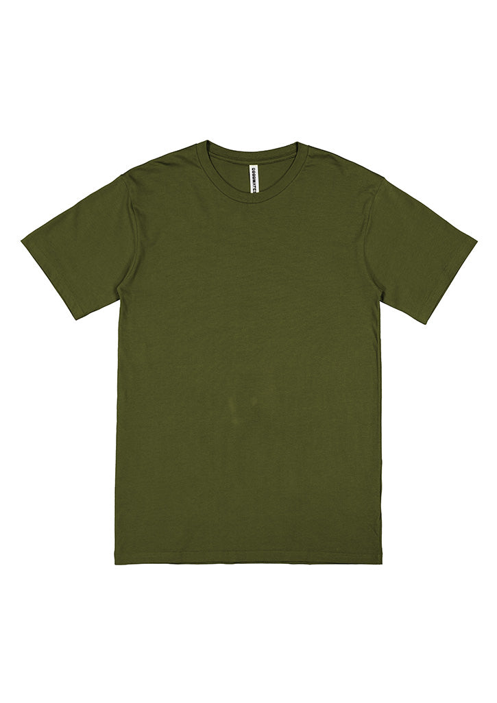 Basis Mens Short Sleeve Tee - X1001M in Army