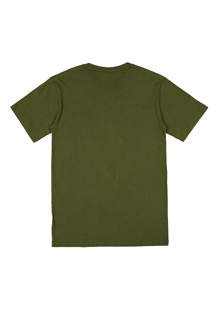 Basis Mens Short Sleeve Tee - X1001M in Army