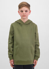 Basis Kids Hoodie - X1003K in Army - model