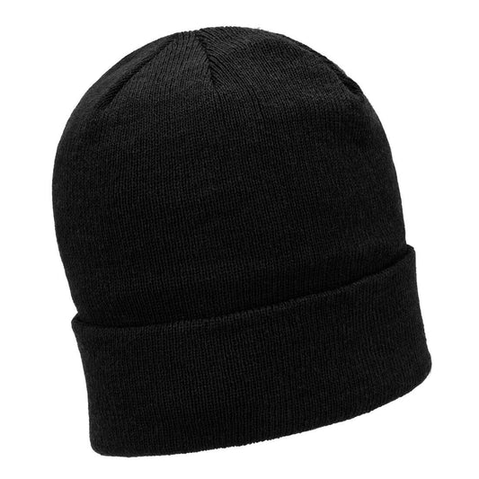 Portwest B013 Insulated Knit Beanie in Black - back view