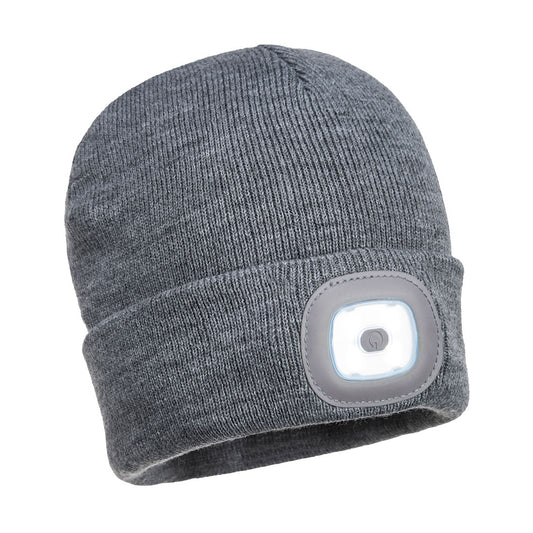 Beanie LED Head Light USB Rechargeable - B029 - Portwest-1