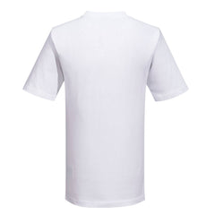 Portwest B195 Turin Premium T-Shirt in White - back view