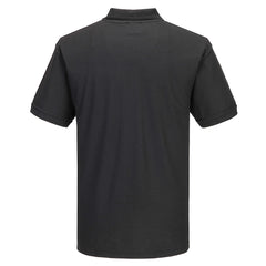 Portwest B210 Naples Polo Shirt S/S in Black - back view