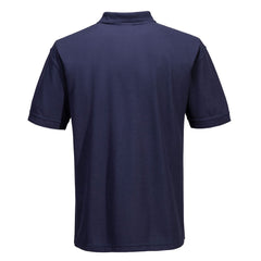 Portwest B210 Naples Polo Shirt S/S in Navy - back view