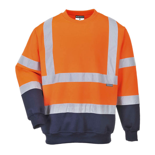 Hi-Vis Contrast Sweatshirt - B306 - Portwest-0