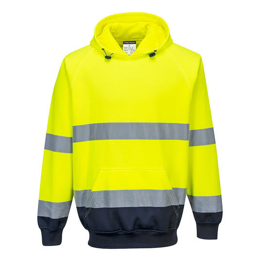 Hi-Vis Contrast Hoodie - B316 - Portwest-1