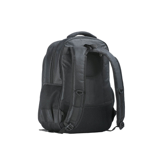 Portwest B916 Triple Pocket Backpack in Black - back view