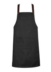 Biz Collection BA52 Urban Bib Straps in Chocolate - back view
