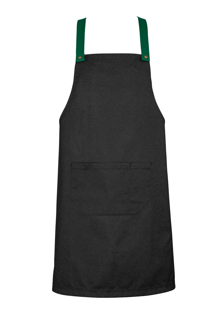Biz Collection BA52 Urban Bib Straps in Green - back view