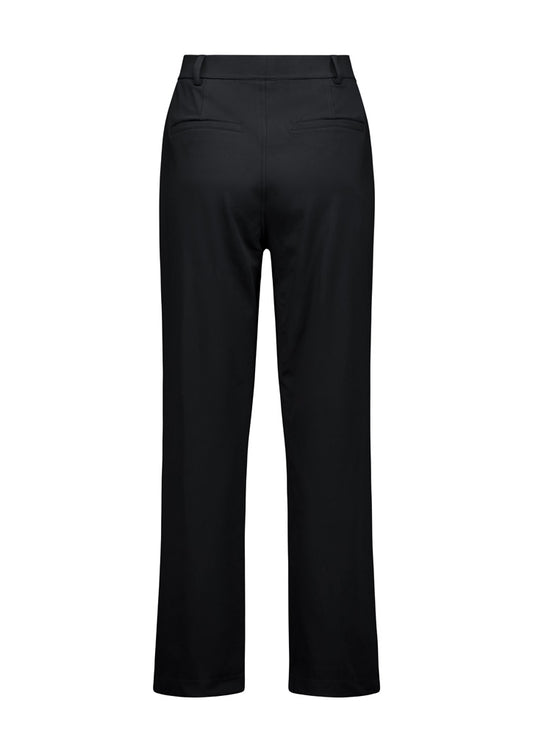 Biz Collection BB2606L Soft Stretch Womens Pant in Black - back view