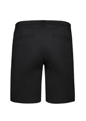 Biz Collection BS021L Lawson Womens Chino Short in Black - back view