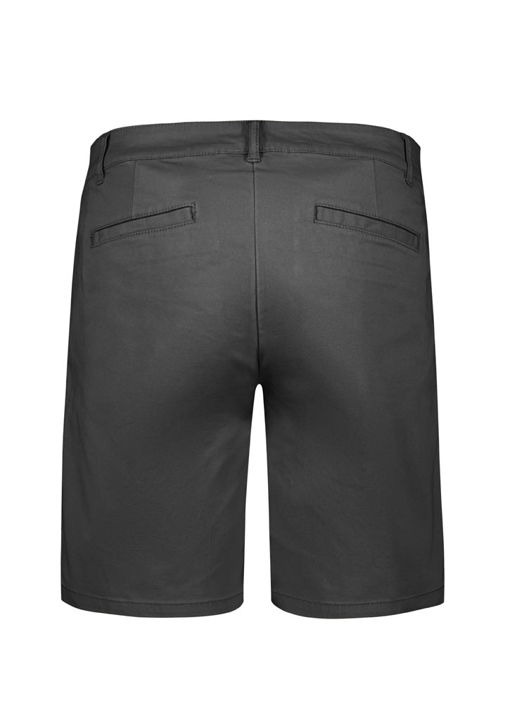 Biz Collection BS021L Lawson Womens Chino Short in Grey - back view
