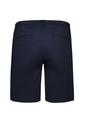 Biz Collection BS021L Lawson Womens Chino Short in Navy - back view