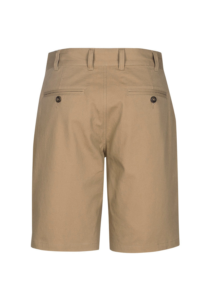 Biz Collection BS021M Lawson Mens Short in Dark Stone - back view