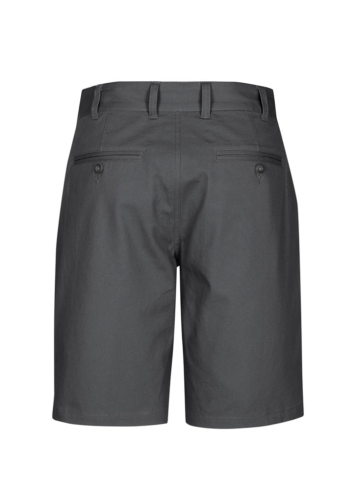 Biz Collection BS021M Lawson Mens Short in Grey - back view