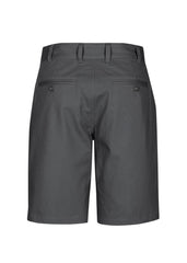 Biz Collection BS021M Lawson Mens Short in Grey - back view