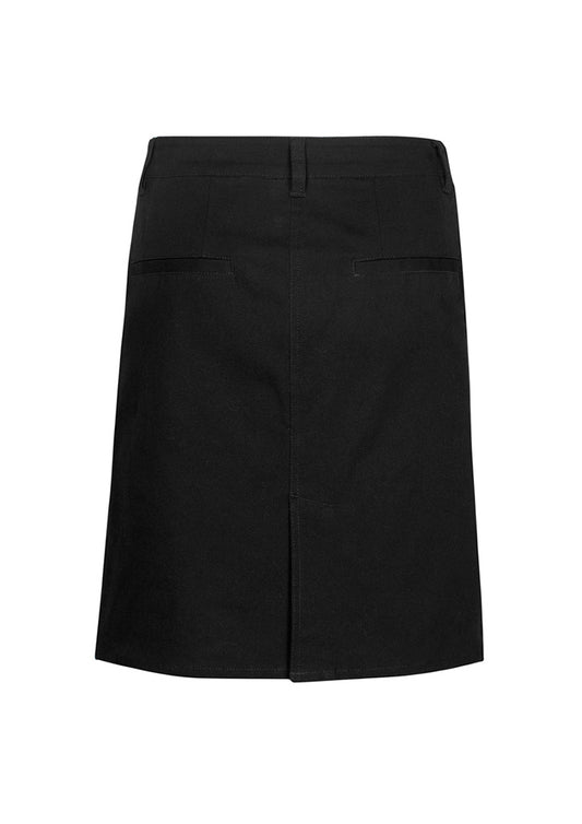 Biz Collection BS022L Lawson Womens Skirt in Black - back view