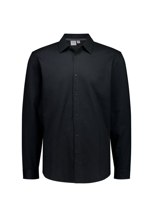 Biz Collection BS2619ML Venture Mens Long Sleeve Shirt in Black