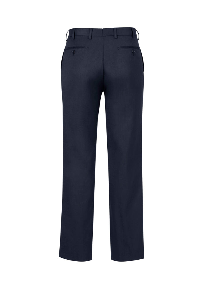 Biz Collection BS29110 Classic Mens Pleat Pant in Navy - back view