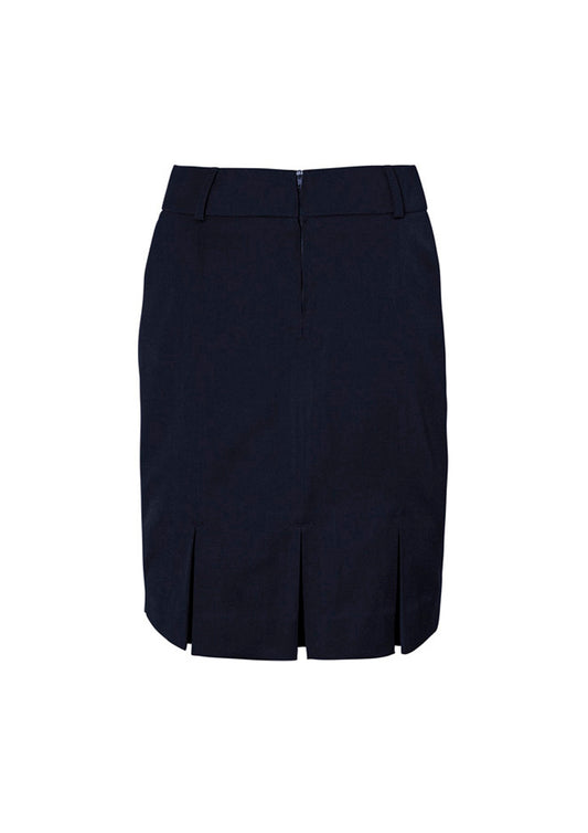 Biz Collection BS612S Detroit Womens Skirt in Navy - back view