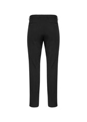 Biz Collection BS720M Classic Mens Slim Pant in Black - back view