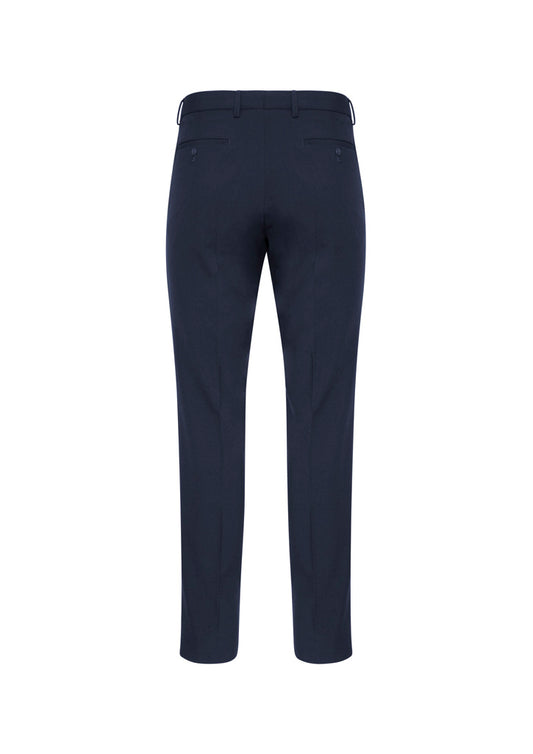 Biz Collection BS720M Classic Mens Slim Pant in Navy - back view