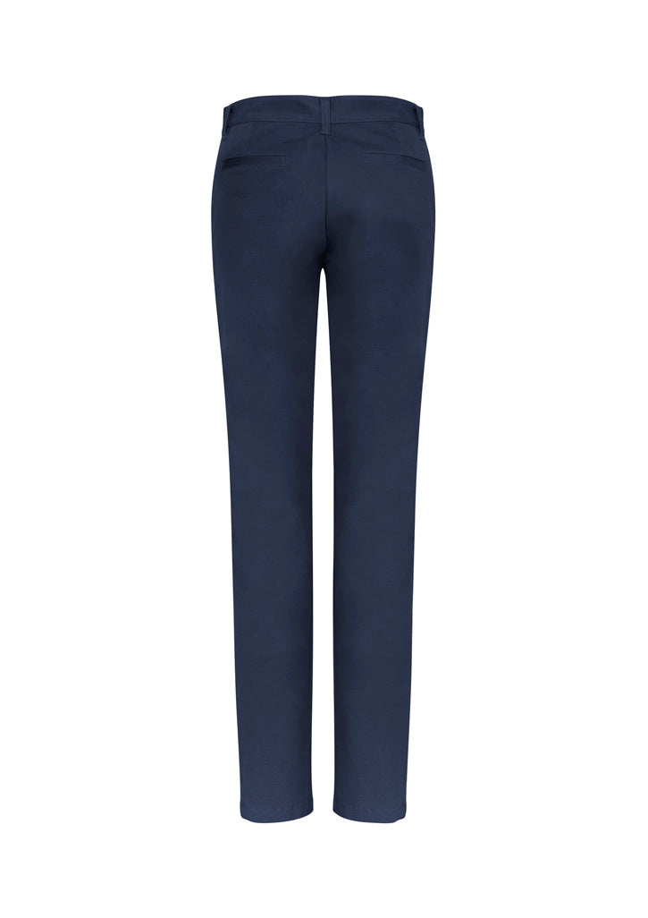 Biz Collection BS724L Lawson Womens Chino Pant in Navy - back view