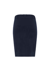 Biz Collection BS734L Loren Womens Skirt in Navy - back view