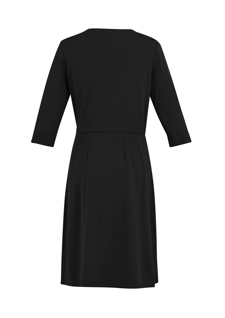Biz Collection BS911L Paris Womens Dress in Black - back view