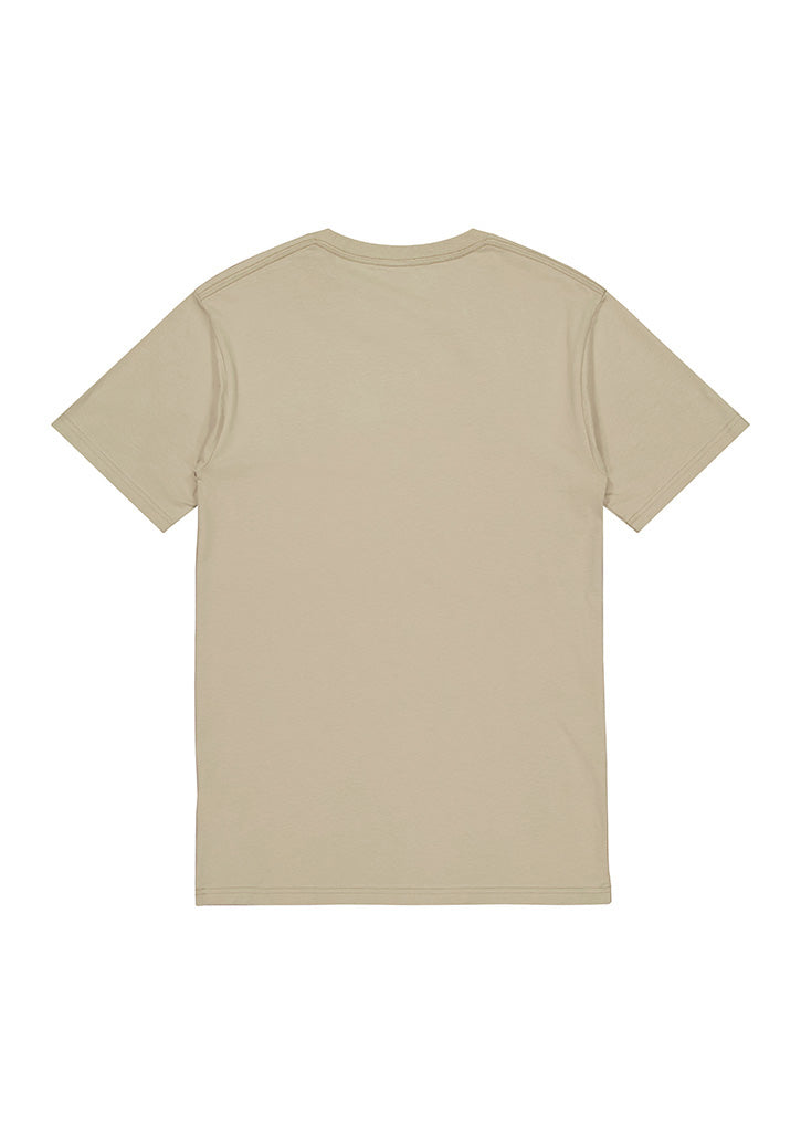 Basis Mens Short Sleeve Tee - X1001M in Biscuit