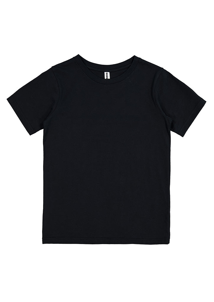 Basis Kids Short Sleeve Tee - X1001K in Black