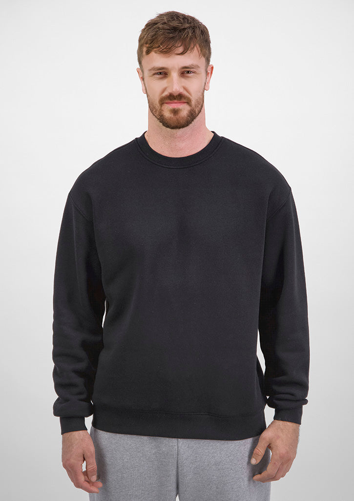 Everyday Mens Crew Sweatshirt - X2007M in Black - model