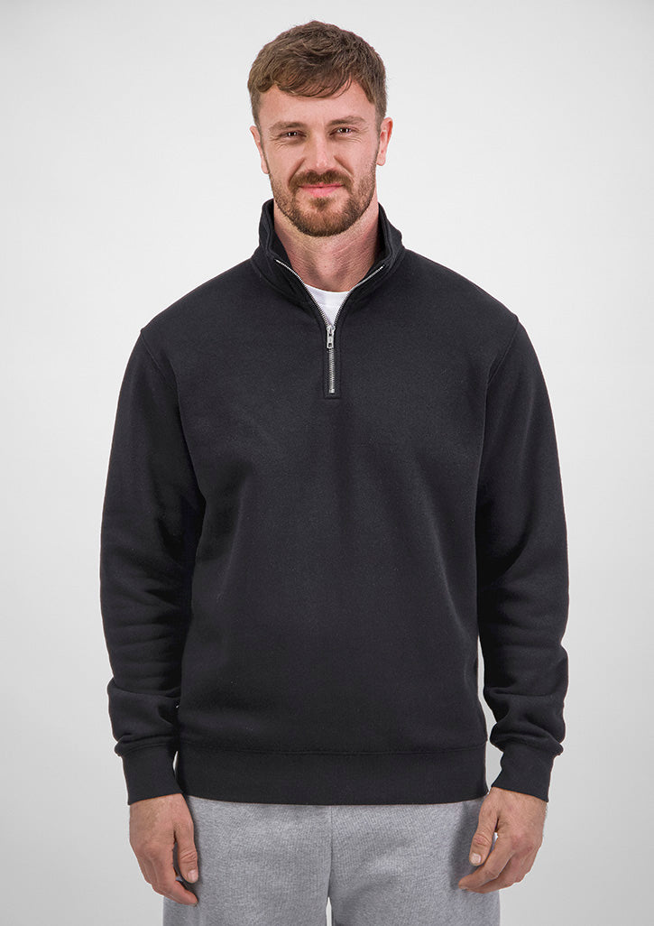 Everyday Mens 1/4 Zip - X2006M in Black - model