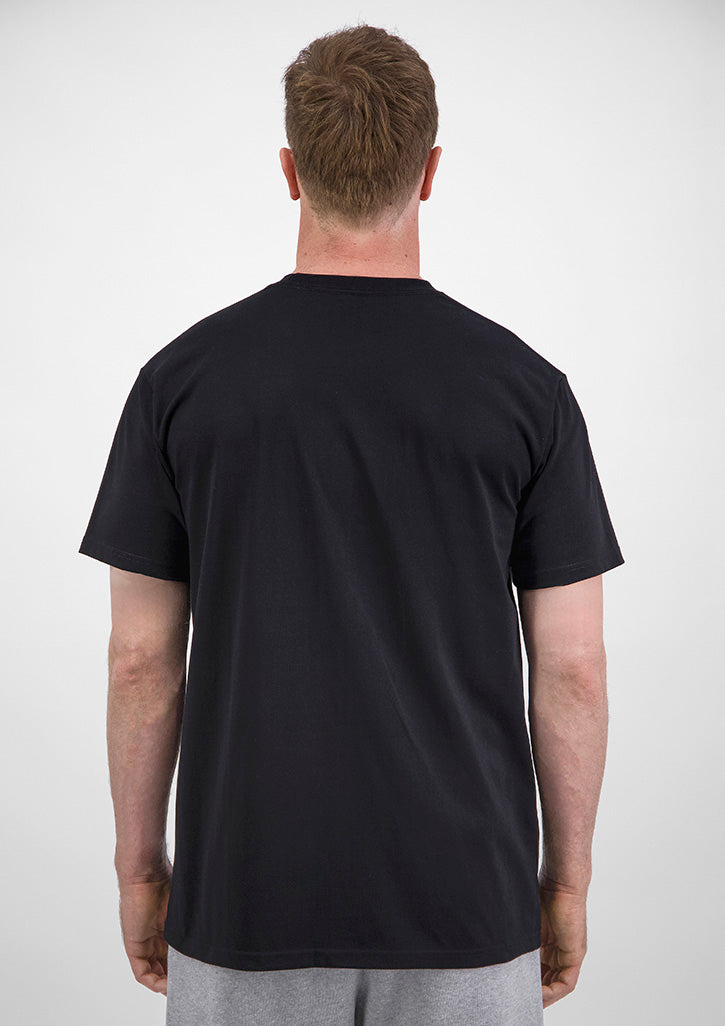 Everyday Mens Short Sleeve Tee - X2001M in Black - model