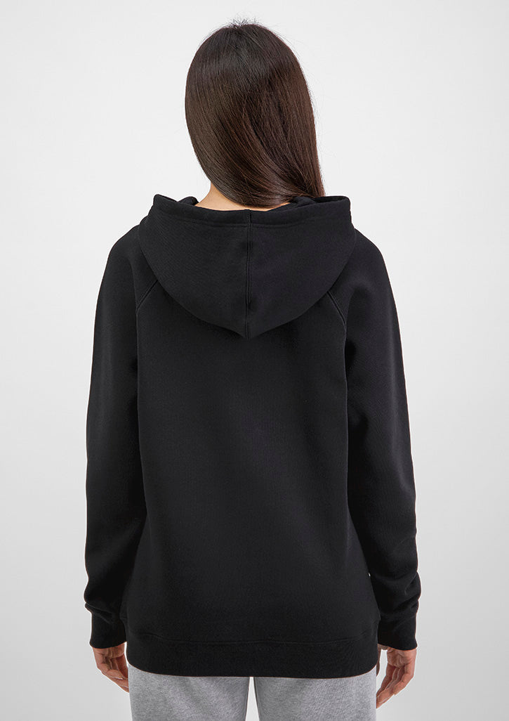 Basis Womens Hoodie - X1003W in Black - model