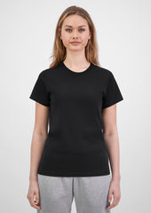 Basis Womens Short Sleeve Tee - X1001W in Black - model
