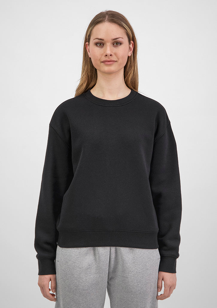 Everyday Womens Crew Sweatshirt - X2007W in Black - model