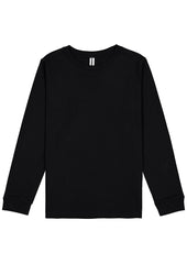 Basis Youth Long Sleeve Tee - X1002Y in Black
